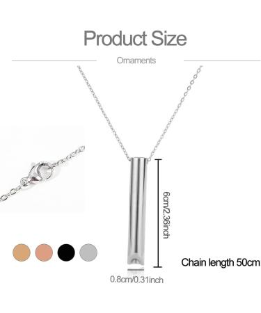 4 Pcs Meditation Breathing Necklace Anxiety Necklace Relieve Stress and Anxiety Breathing Exercise Device Necklace for Women Men Anxiety Relief Items for Stress Relief Calming Down Relax Panic Attack - Buy Online on GoSupps.com