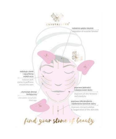 CRYSTALOVE 3D Gua Sha - Rose Quartz Facial Massage Plate for Radiant Skin | International Shipping - Buy Online on GoSupps.com