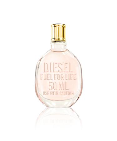 Diesel Fuel For Life Eau de Parfum for Women Long-Lasting Floral Scent With Notes of Jasmine & Patchouli 1.7 Fl. Oz.
