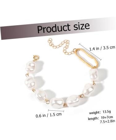 VALICLUD Trendy Bracelets Gold Statement Bracelet Golden Bracelet Decorative Bracelets Wrist Bracelets Wrist Chain Jewelry Bracelets Irregular Fashion Bangle Wrist Jewelry Metal Accessories - Buy Online on GoSupps.com