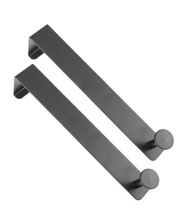 Angoily Clothes Rack 2pcs Door Hook Stainless Steel Hooks Wall Mounted Clothing Rack Hat Wall Hanger Vintage Hanger Over Towel Holder