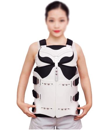 Dameco Halsrause collar lumbar orthosis breathable orthosis humpback support to relieve neck back and shoulder pain family fans (color: a) Interesting