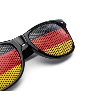 Groxuel Germany Flag Pack 150x90cm with Eyelet Makeup Pencil & Sunglasses | Ultimate Germany Fan Gear for EM 2024 - Buy Online on GoSupps.com