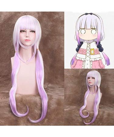 WIG for Matching Clothes Dressing Up Masquerade Kobayashi's Dragon Maid Maid Full Protagonist Cos Wig Kobayashi Nurery Kangna Farfna Cos Wig Color: Takitani Ma