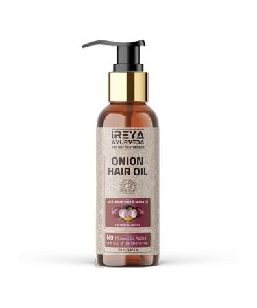 Onion Hair Oil Black Seed for Hair Growth | Red onion hair oil With jojoba oil & Castor Oil 200ml | No minerals and preservatives.