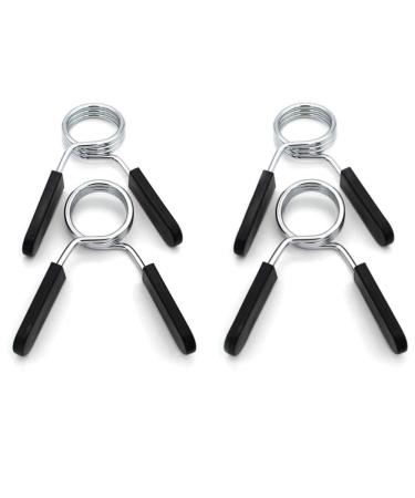 Voarge dumbbell rod spring closure 4 pieces weight lever clamps for dumbbells dumbbell clips for dumbbells weight lifting dumbbell attachment fixture 30mm feather clip dumbbell - Buy Online on GoSupps.com