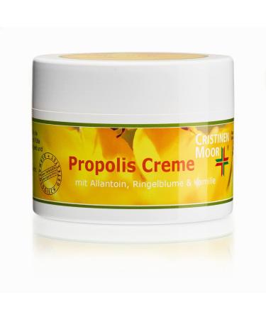 High-dose propolis cream I 200 ml | with high proportions of organic shea butter avocado and olive oil also for neurodermatitis | CristinenMoor - Buy Online on GoSupps.com