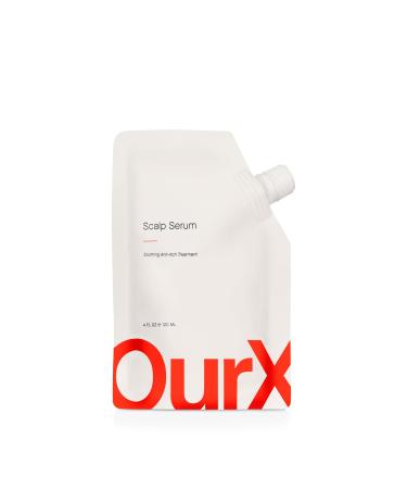 OurX Hydrating Scalp Serum - Non-Greasy Scalp Treatment to Soothe Itchy Dry Scalp and Control Flaking - Psoriasis Treatment for Scalp - Non-Oil Based Scalp Moisturizer - Promotes Scalp Balance (4oz) Product