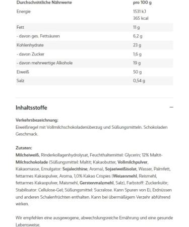 Power System Big Block Schoko 16 x 100g - 50% High Protein Bar | Low Sugar High Protein Snack - Buy Online on GoSupps.com