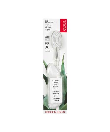 RADIUS Big Brush Soft Right Hand Marble 1 Toothbrush