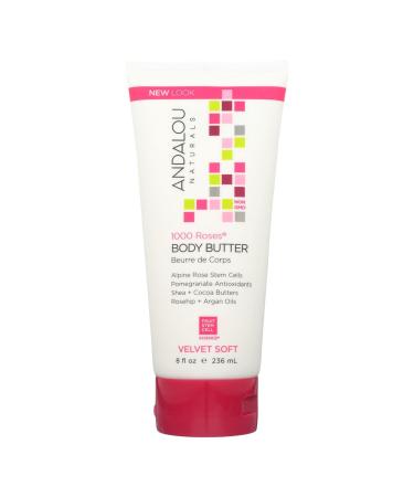 Andalou Naturals Body Butter 1000 Roses
