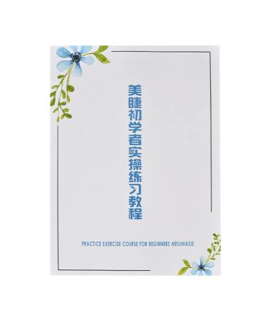 FRCOLOR Eyelash Practice Paper Beauty Eyelash Paper Lash Practical Book Paper Practice Lashes Self- Adhesive Lash Strips Learning Eyelash Grafting Paper Single White Extension Sticker