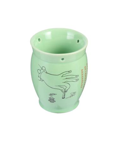 Milist 1stk Moxibusion scratch cup Moxa Moxibusion can case for moxibusion chopsticks MOSIBUSTION-MASSAGE cover CERACH MOXIBUSTION-TOP MOXISTION-TANK Tool Ceramics