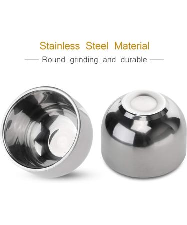 FRCOLOR Stainless Steel Shaving Bowl & Mug - Perfect for Shaving Soap Foam & Accessories | Salon & Home Use - Buy Online on GoSupps.com