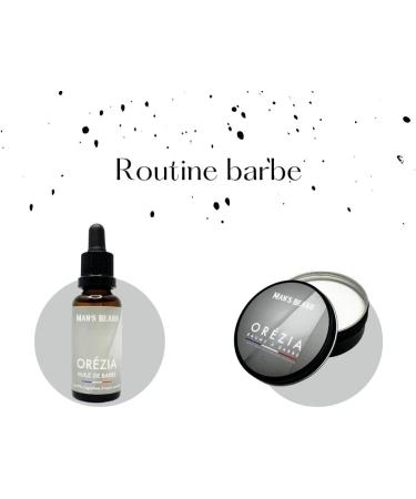 MAN'S BEARD - Beard balm - Or zia - Musc Tabac - 100% Made in France - Ingredients of natural origin - 90 ml - Buy Online on GoSupps.com