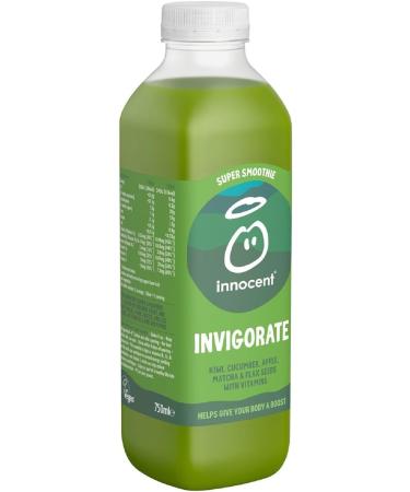 innocent Kiwi Cucumber Apple & Matcha Invigorate Super Smoothie with Vitamins 750ml - Buy Online on GoSupps.com