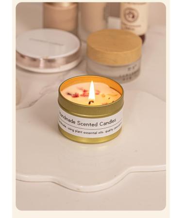 Soy Blend Rose Scented Candles | All-Natural 110oz Gift Box - Perfect Christmas & Birthday Gifts for Women & Moms (Rose Gold & Silver - Buy Online on GoSupps.com