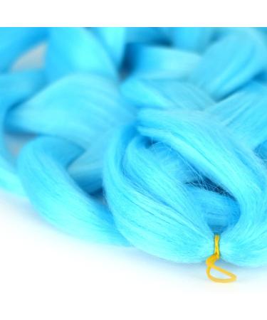 Premium 2m Mybraids - Light Blue Braid Hair for Rasta Braids Dreads Crochet Twists & Box Braids - Art Hair Extensions - Buy Online on GoSupps.com