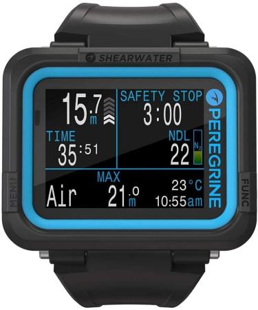 Shearwater Peregrine Air Nitrox Wrist Computer | 3 Gas Nitrox Gauge with Vibration Alerts - Buy Online on GoSupps.com