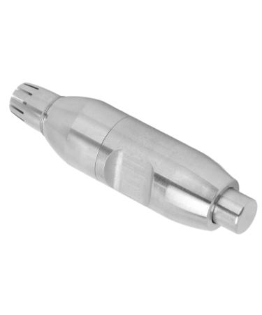 Silver Nose Hair Trimmer Mini Manual Nose Hair Trimmer for Man Gentle Nose Ear Hair Removal Tool for Home Office and Travel Use