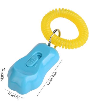 Zerodis Dog Training Clicker - Adjustable 3-Stage Sound Universal Pet Training Device for Cats & Dogs - Blue - Buy Online on GoSupps.com
