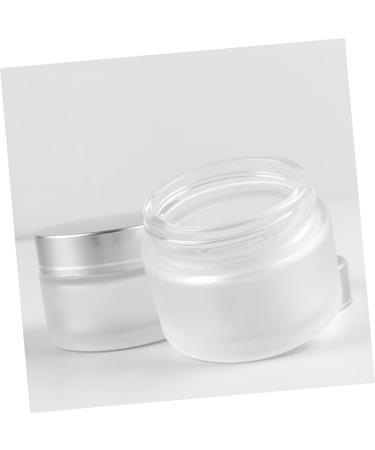 Beaupretty Cream Tin Cream small terrarium cream containers with lids glass terrarium with lid container with lid sample containers with lids terrariums cosmetic empty Cosmetic Travel Jar 3.5 2.6cm Transparent - Buy Online on GoSupps.com