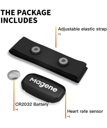 Magene H303 Heart Rate Monitor - ANT+/Bluetooth Chest Strap for iOS/Android Apps - Buy Online on GoSupps.com