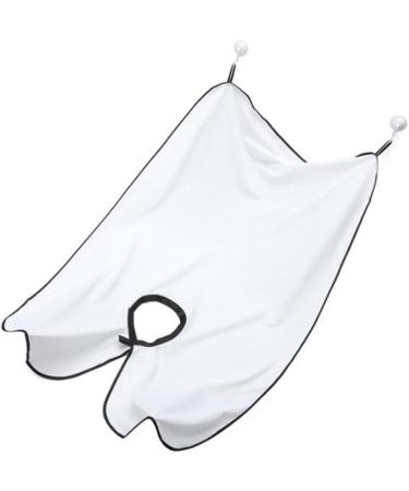 DayCount Beard Care Shave Apron 49 x 29.5 Inch Hair-Cut Apron Hair Salon Pongee Cape with Suction Cups and Hooks Waterproof - Buy Online on GoSupps.com