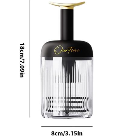 Vuggdt Cleanser Foamer Transparent Automatic Rebound Skincare Foam Maker - Portable Facial Cleansing Tools Deep Cleansing Detachable Fine Foam Black - Buy Online on GoSupps.com