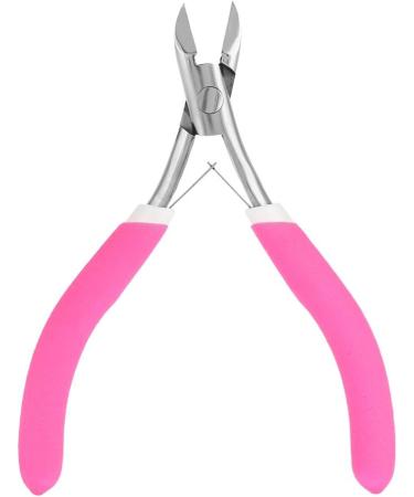 Stainless Steel Nail Art Cuticle Nipper Dead Skin Remover Clipper - Rose Red - Buy Online on GoSupps.com