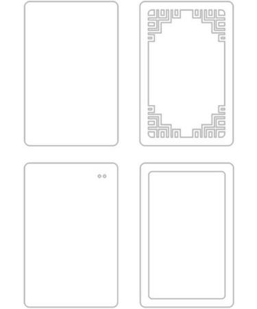 Retro Geometric Shape Quicksand Plate Acrylic Material DIY Quicksand Blank Card Brick Quicksand Mold Empty Plates Acrylic Display Card - Buy Online on GoSupps.com
