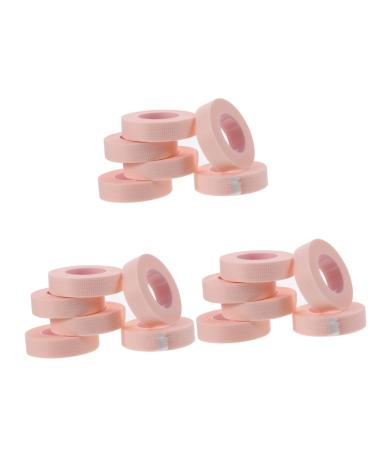Beavorty 18 Pcs Eyelash Tape Lash Extensions Pads Mascara Tools for Eyelash False Eyelash Tape Makeup Tools Eyelashes Stickers Extension Belt Double Eyelid Non-Woven Tape 5x5cmx3pcs Pinkx3pcs