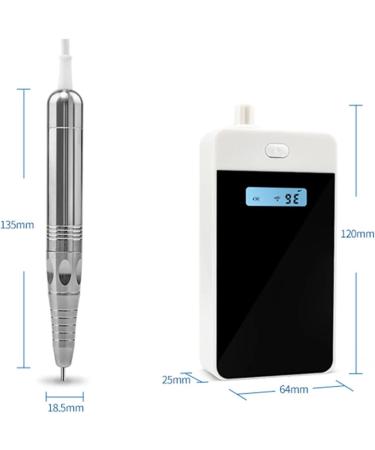 Rechargeable Nail Drill Machine 36000 RPM Professional Nail Drill Kit Electric Nail File Manicure Pedicure Tools for Acrylic Gel Nails Shape Carve Polish White - Buy Online on GoSupps.com