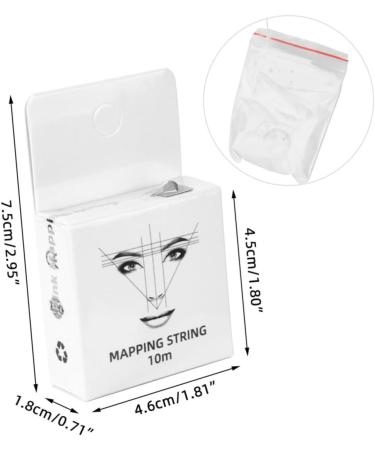 Beavorty 5pcs beauty tools pro tools brow map line measuring tool Makeup Tools household 4.6x1.8x7.5cmx5pcs Whitex5pcs - Buy Online on GoSupps.com