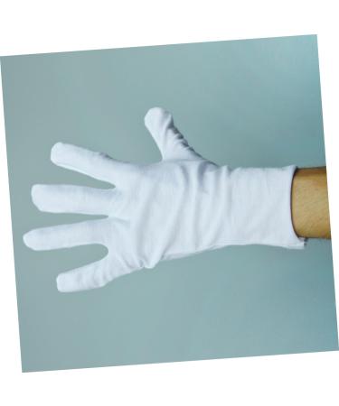 Housoutil 6 Pairs Factory Gloves Cotton Gloves White Gloves Lengthen Work - Buy Online on GoSupps.com