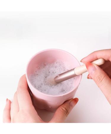 Shop 2 Sets PP Washing Bowl Brush | Sky-Blue Makeup Tool Cleaner Kit | Essential Brush Cleaning Supplies - Buy Online on GoSupps.com