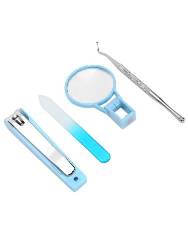 Elderly Nail Clippers with 2x Magnifying Glass Ergonomic Design for Fingers and Toenails