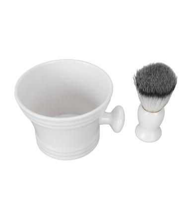 Premium Beard Care Set: Razor Brush Set for Men with Foam Brush Soap Shell & Stand - Soft Hair for Rich Foam & Grooming - Buy Online on GoSupps.com