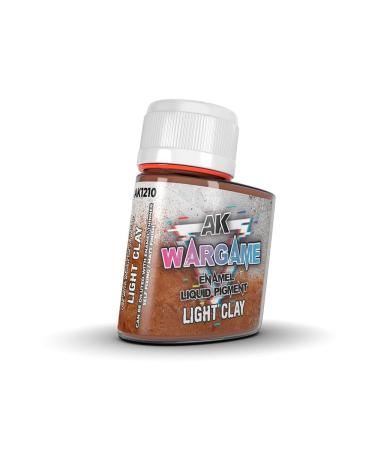 AK Interactive - Light Clay Enamel Liquid Pigment 35ml - AK1210