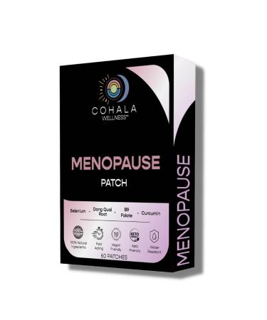 Menopause Relief Patch (60 Day Supply) - Dong Quai Root Selenium Curcumin Folate - 60 Patches