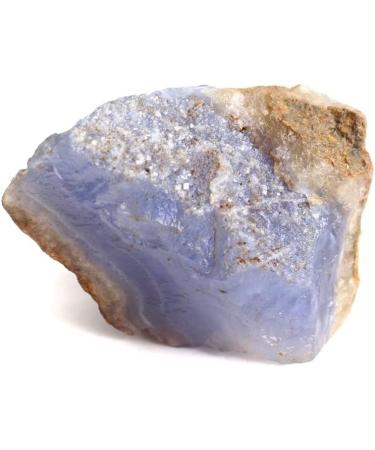 Natural 1 Pack Natural Raw Blue Chalcedony Irregular Thick Banded Agate Crystal Stone Quartz Specimen Minerals ningxiao (Color : 50-70g) - Buy Online on GoSupps.com
