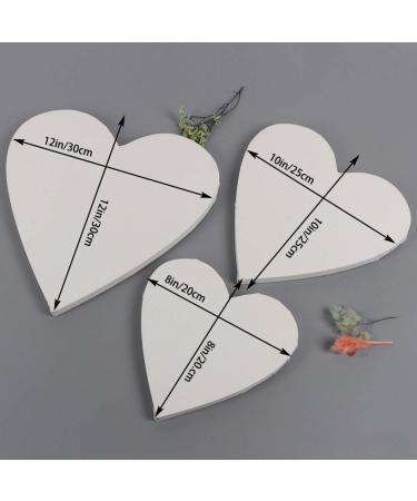 6pcs Heart-Shaped Painting Canvas Panels - Cotton Stretched Primed Blank Boards for Artists & Beginners - Buy Online on GoSupps.com