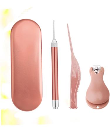 MAGICLULU 1 Set Kids Ear Pick Ear Cleaner for Kids Earbud Cleaner Metal Nail Manicure Pedicure Tool Kit Infant Nose Tweezer Kids Nail Trimmer Nail Clippers Toddler Pearlescent Plate - Buy Online on GoSupps.com