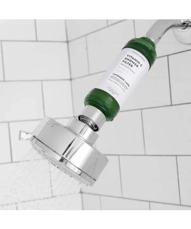 VOESH Shower & Empower Duo - Vitamin C Shower Filter & Exfoliating Sugar Scrub | Vegan Skincare & Clean Beauty Gift Set | Lavender Spa Care - Buy Online on GoSupps.com