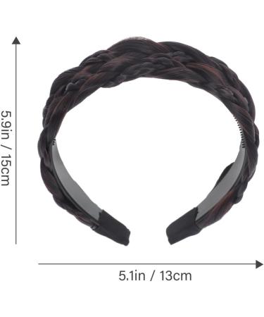 minkissy Girls Headbands Girls Headbands Womens Headbands Plaited Braided Headband for Women Plaited Hairband With Teeth Accessories Wide Headpieces Girls Headbands Girls Hair Bands Girls Hair Bands As Shown 1 - Buy Online on GoSupps.com