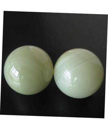 Buy Gatuida Foldable Oven Wind Protection Massage Balls - Jade Stress Relief & Training Globe - Green & White - Perfect for Relaxation - Buy Online on GoSupps.com
