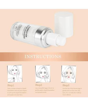 Trustlovey Colour Changing Foundation for Mature Skin | Full Coverage TLM Foundation for Women - 1pc - Buy Online on GoSupps.com