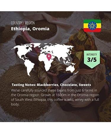 Kaphi Beans Single Origin Medium Roast Oromia Ethiopian Coffee- Freshly Roasted (Cafetiere 2kg) - Buy Online on GoSupps.com