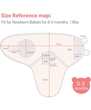 Vicloon Baby Swaddle Wraps 2pcs | 0-3 Months | 100% Breathable Organic Cotton | Newborn Swaddle Blanket | Boy & Girl (Pink-Red) - Buy Online on GoSupps.com