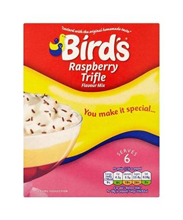 Bird's Trifle Raspberry Flavor Mix - 145g - Pack of 2